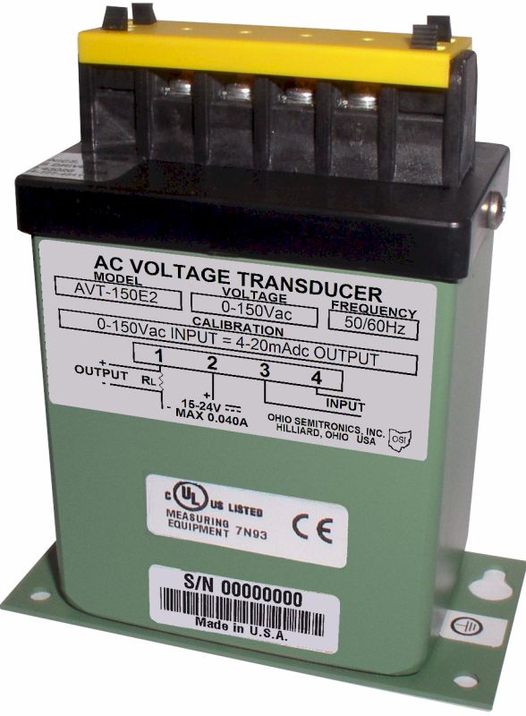 AVT SinglePhase AC Average Voltage Transducer